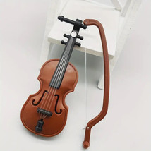 Dollhouse Miniature Violin and Bow 1/12 Scale - $79.07 MXN
