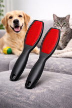 2 Pack Pet Hair Remover Lint Brush for Dog Cat Hair Clothes Furniture Sofa - $10.84