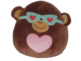 Squishmallows BOYD the Monkey 8 Plush Stuffed Toy Valentines Sunglasses Hearts - $7.90