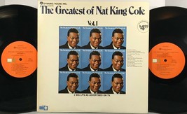 Nat King Cole The Greatest Volume 1 1972 Capitol SLB-6803 Two Vinyl LP Excellent - £11.94 GBP