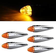 5PCS Cab Marker Light 17 LED Amber Top Roof Running Lights/Waterproof LE... - £94.51 GBP