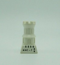 1995 The Right Moves Replacement White Rook Chess Game Piece Part 4550 - £1.97 GBP