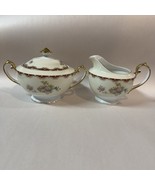Royal Embassy China Creamer Pitcher &amp; Sugar Bowl RUTLAND Japan - $28.76