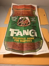 1974 Topps Wacky Packages Poster Fang  Number 22 - £23.13 GBP