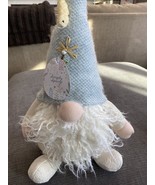 NEW Easter Bunny Gnome Spring Home Decor Shelf Sitter Plush Knit Easter ... - £22.35 GBP