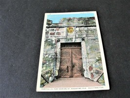 Portcullis, built 1665-1756, Fort Marion, St. Augustine, Florida-1920s Postcard. - £6.65 GBP