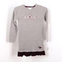 New Jillian&#39;s Closet Girl&#39;s L/6X Princess Crown Rhinestone Knit Sweater Dress - £4.82 GBP