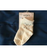 2 Pairs Carter&#39;s Neutral Baby Bunny Socks 3-12 Months *NEW* n1 - $8.99