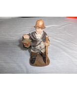 Collectible Porcelain Figure Man Holding Lanturn 9 1/2 Inches 8383 - $232.58 MXN