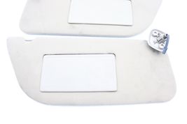 02-04 FORD F-350 SD SUN VISORS TAN PAIR E0631 image 3