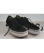 Mens 6.5 Womens 8 Vans Unisex Black Skateboard Athletic Sneakers Shoes - $25.80 CAD