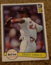 Dwight Evans, Red Sox,  1982  #109  Donruss  Baseball Card GD COND - £0.77 GBP