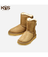 KOS Women&#39;s Alexia Short  Australian Twinface Sheepskin Winter Boots  - £140.07 GBP