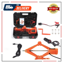 Electric Car Floor Jack 5 Ton All-in-one Automatic 12V Scissor Lift Jack Set - £91.30 GBP