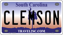 Clemson South Carolina Novelty Mini Metal License Plate Tag - €13,08 EUR