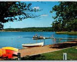 Beach View Lum Park Brainerd Minnesota MN UNP Chrome Postcard K4 - $3.91