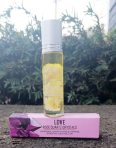 Love Rose Quartz Crystals Essential Oil   Roll On  - $9.99