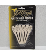 Gold Eagle Plastic Golf Pencil Attaches / Clips To Scorecard - New! - $235.82 MXN