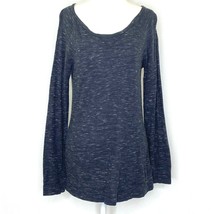 J Crew Women&#39;s size Medium Long Sleeved T Shirt Knit Top Charcoal Grey - £17.68 GBP