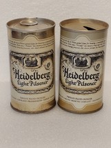 Vintage Steel Beer Can Lot of 2 Diff Heidelberg Carling Brewing - $16.00