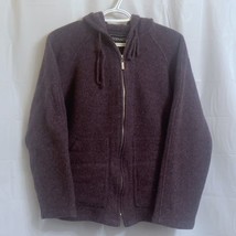 Bernardo Essentials 100% Wool Coat Women&#39;s Large L Purple - $19.79