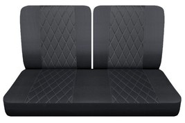 Fits 1952-1963 Chevy Bel Air 2dr sedan 50/50 top solid bottom Front seat covers - £58.33 GBP