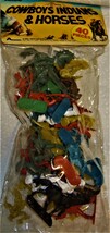 Cowboys, Indians &amp; Horses (40 Pieces set) NEW - $10.00