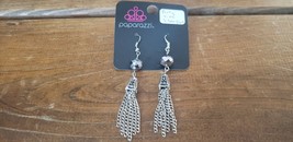 Paparazzi Earrings (New) #564 Party Time Silver - £6.83 GBP