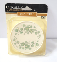 Corelle Ivy NEW SEALED Coordinates Deco Plastic 4” Coasters SET OF 4 Mad... - £15.49 GBP