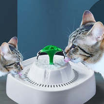New Cat Live Water Dispenser Flow Water Feeder Automatic Circulation Pet Water B - £39.48 GBP