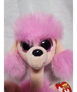 Ty Beanie Boos 10 INCH Camilla PINK POODLE  Plush Stuffed Animal Hang Tag - £5.12 GBP