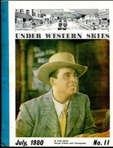 Under Western Skies #11 7/1980-George O&#39;Brien-B-Westerns-VG - £29.97 GBP