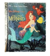 The Little Mermaid 1991 A Little Golden Book Hardcover Vintage Walt Disney - $93.18 MXN