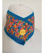 Crochet neck warmer, cowl, infinity scarf - $568.63 MXN