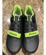 Betoosen Cycling Bike Shoes Speed Unisex MTB EU 46 US 12 Black/Neon Gree... - $74.67 CAD