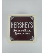 Vintage 1990 Hershey&#39;s Sweet Milk Chocolate Candy Collectible Metal Tin ... - $12.00