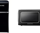 Galanz Retro Compact Mini Fridge with Freezer, 3.1 cu ft, Black &amp; GLCMKZ... - $676.99