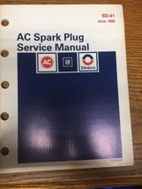 Vintage 1982 AC Spark Plug Service Manual- Vintage GM Service Manual - $17.97