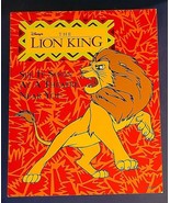 The Lion King 1994 cardboard movie poster double sided  14&quot; X 11&quot; Disney - $113.09 MXN