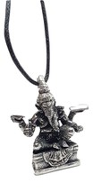 Ganesh Necklace Indian Hindu God Pendant Ganesh Protector God Of Journeys Cord - £15.50 GBP