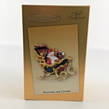 Hallmark Keepsake Christmas Tree Ornament Plotting The Course Sleigh New... - $22.72