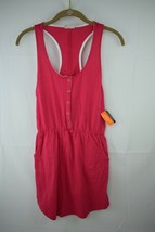 ORageous Womens Henley Racer Tank Coverup Size M Pink New W/ Tags - £7.35 GBP