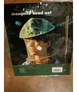 Vintage 1994 Mosquito Head Net Green  Adjustable Elastic Neckband Nylon ... - $13.47 CAD