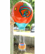Handmade Hand Painted Paper Mache Hot Air Balloon with Aztec Design 21&quot; ... - $1,309.50 MXN