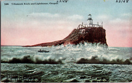 Tillamook Rock and Lighthouwe Oregon Vintage Postcard (B6) - £5.22 GBP
