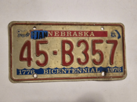 1976 Nebraska Bicentennial License Plate 45-B357  Collectible No Tags - $15.48