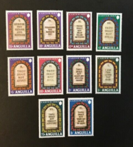 Anguilla - #526-35 Easter Set - 10 Commandments - MNH - £3.96 GBP