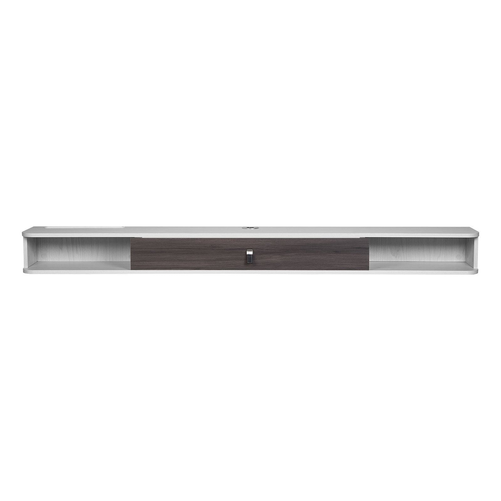 VEVOR Floating TV Stand, 70 in Wall Mount Entertainment Center with Cabl... - $135.49