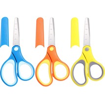 6 Inch Left/Right Handed Kids Scissors, Safety Blunt Tip Toddler Scissor... - $12.99