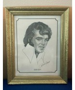 1977 Elvis Presley B&amp;W Print, Remember Me, by Richard Axtell Framed - £23.77 GBP